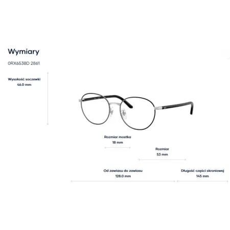 Ray-Ban 0RX6538D 2861